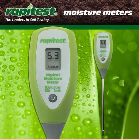 custom luster leaf digital moisture meter|new meter moisture test.